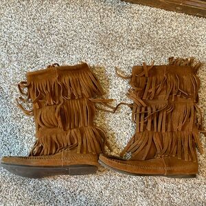Fringe Minnetonka Boots